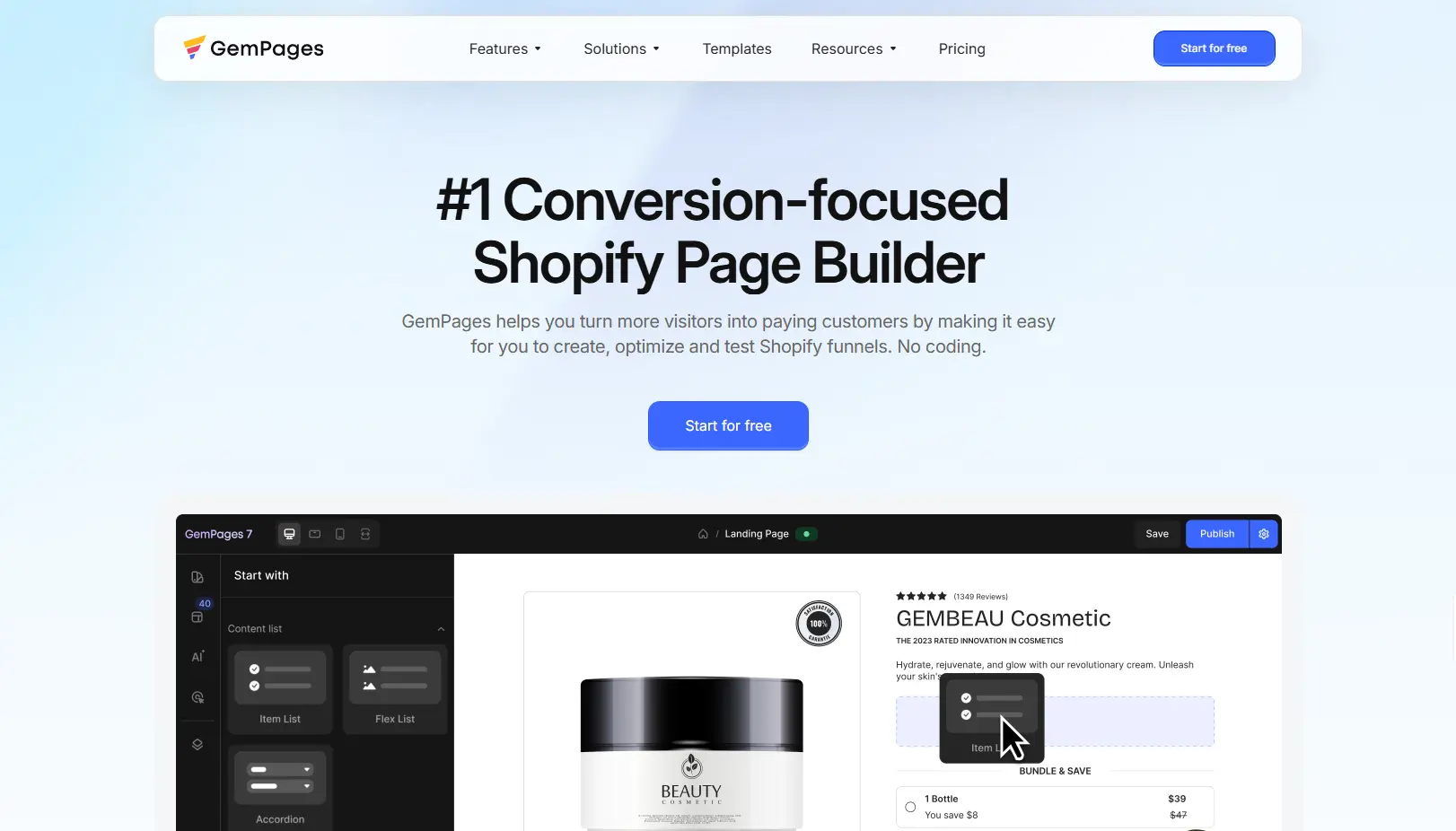 Best Shopify Page Builder for One-Product Stores (Why I Chose GemPages) Best Shopify Page Builder for One-Product Stores (Why I Chose GemPages)