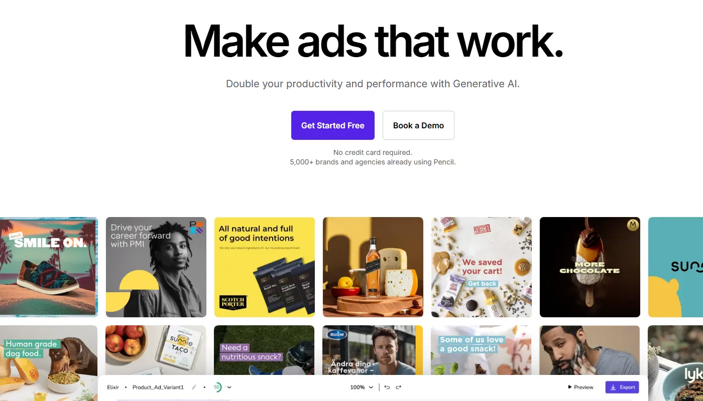 Trypencil AI Ad Generator